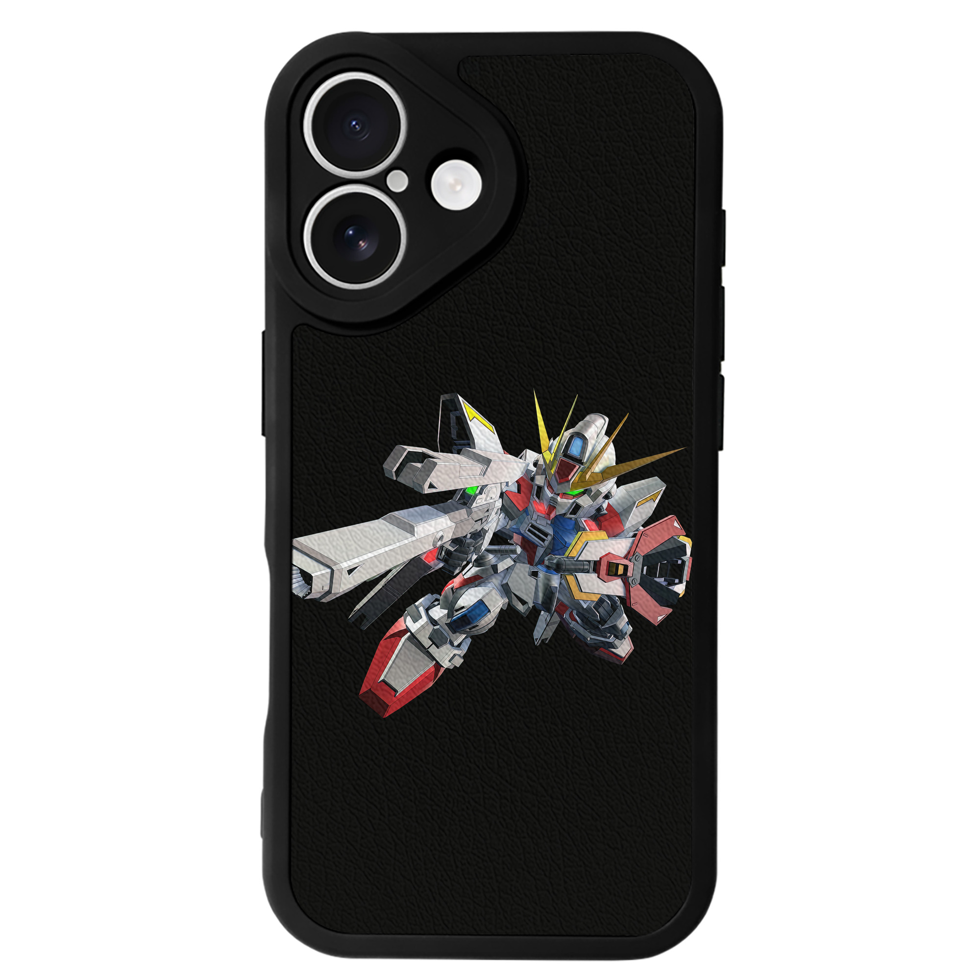 （画像用） 機動戦士ガンダム Mobile Suit Gundam 【iPhone 16シリーズ対応】シリコンスマホケース（レザー調） 材質：シリコン